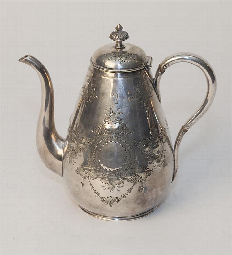 Continental Silver Teapot image