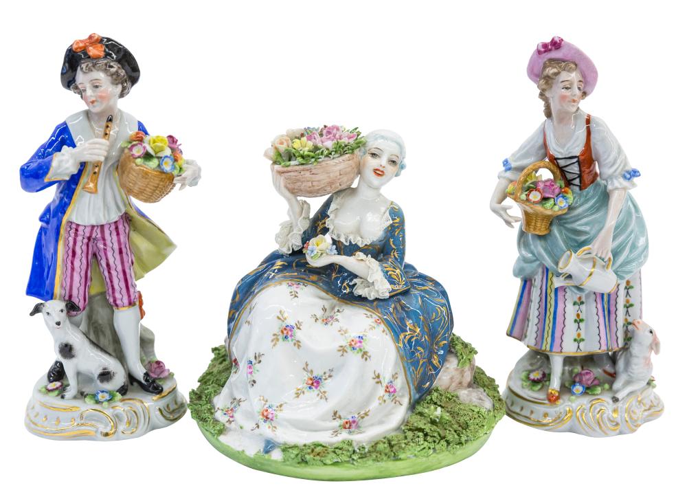 Italian Porcelain Flower Gatherer's Plus