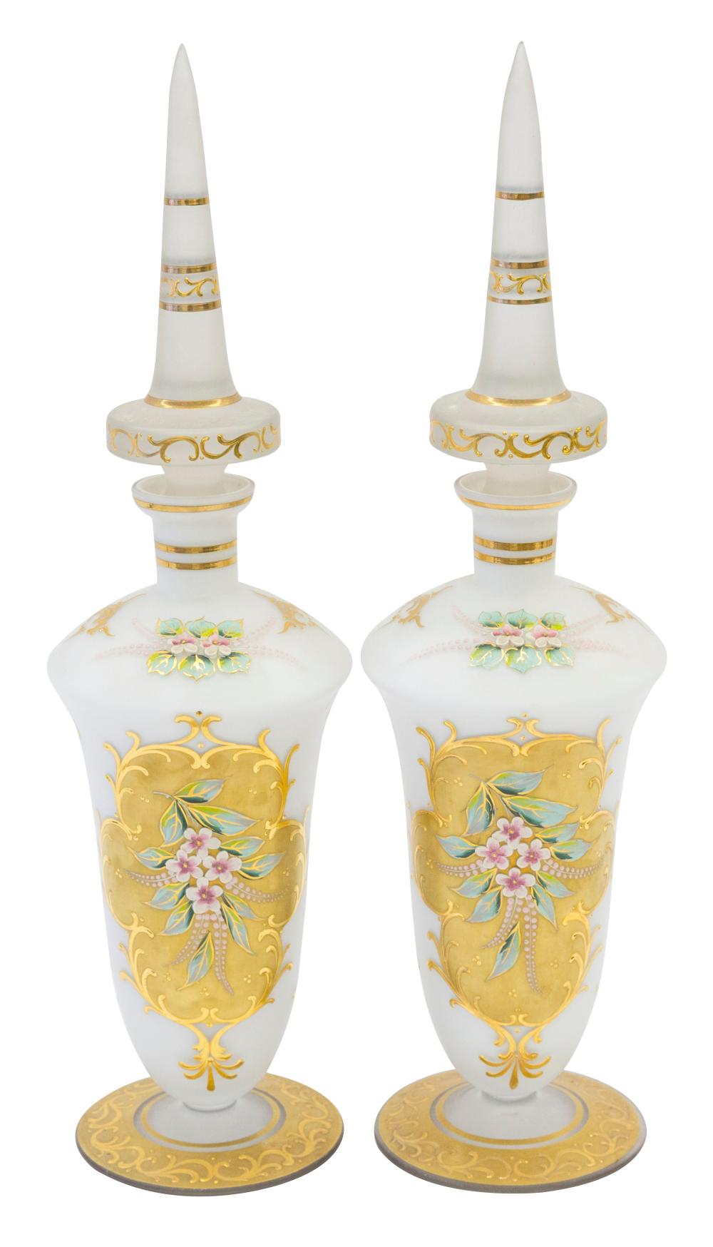 Pair of Murano Decanters