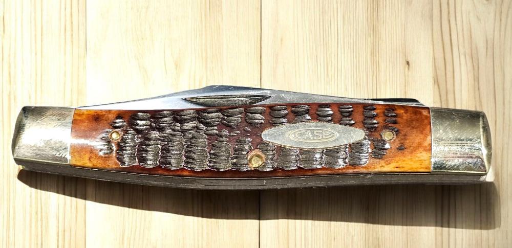 Case XX 1971 Genuine Red Bone 6275 SP Long Pull Moose Knife