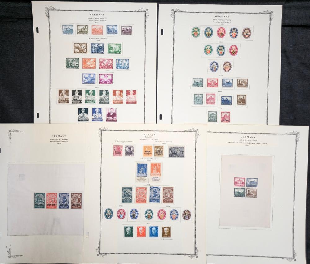 Germany and Colonies Series Stamps, Germany, 1919-1933