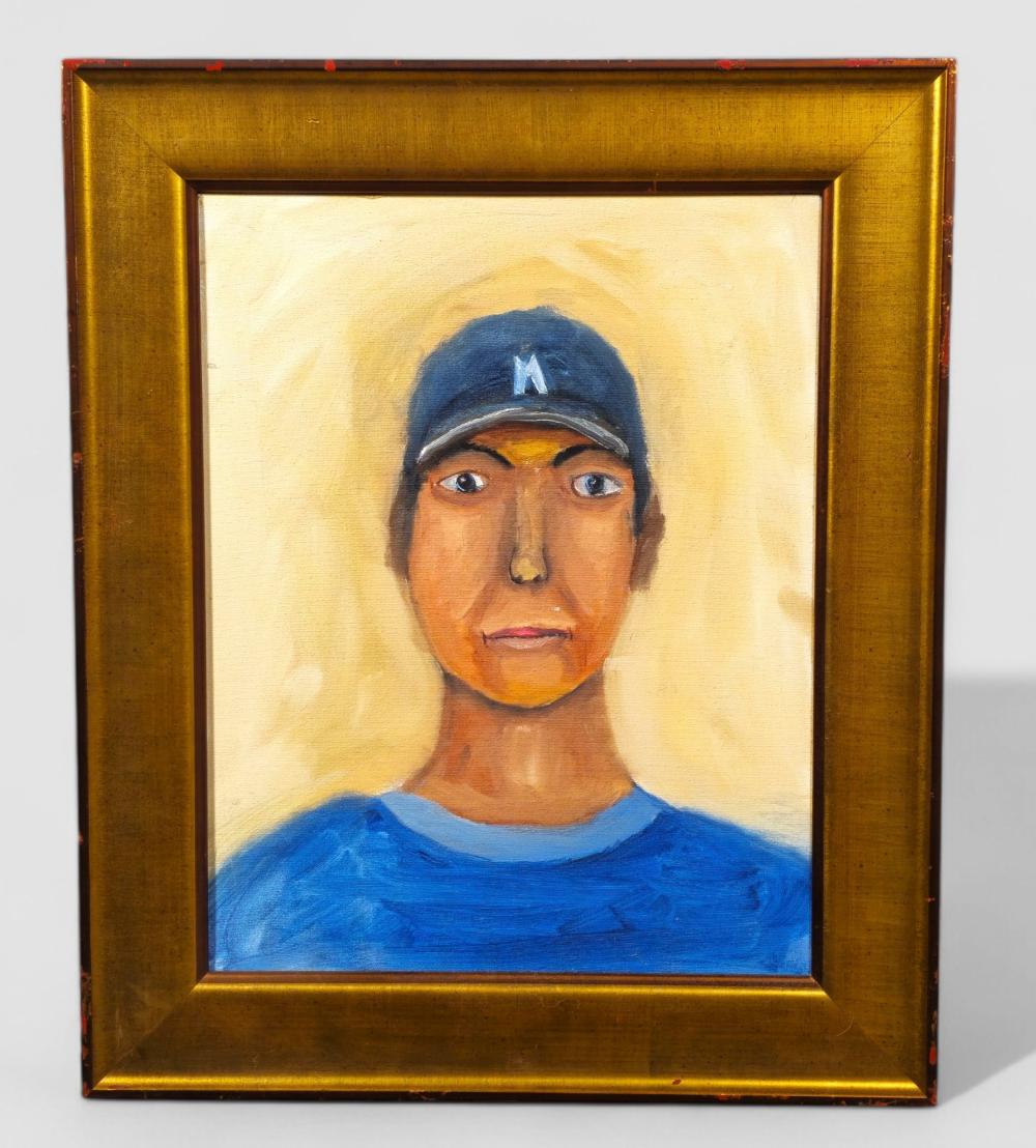 Malcolm Meyn (20th Century, USA) Oil, Self Portrait