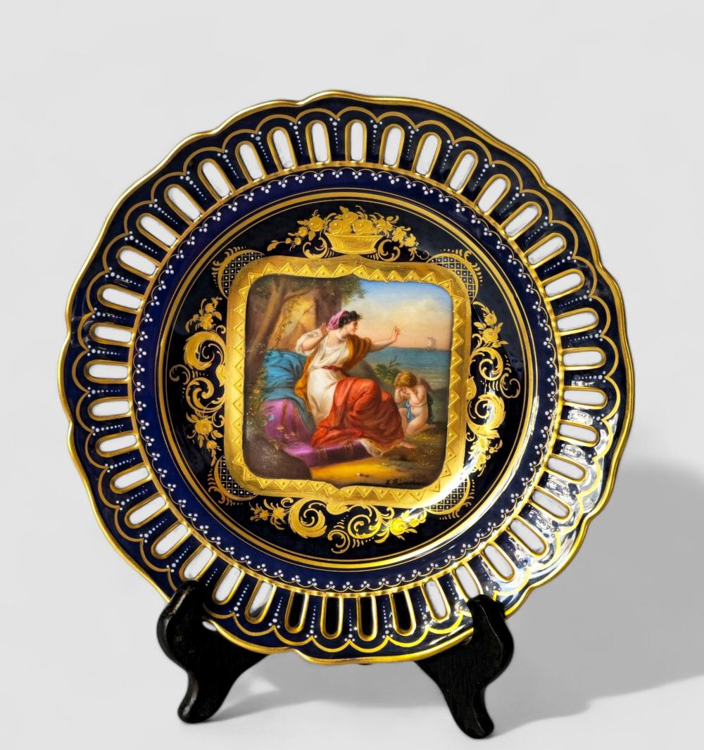 Ed Bearschneider Dresden Porcelain Mythological Plate