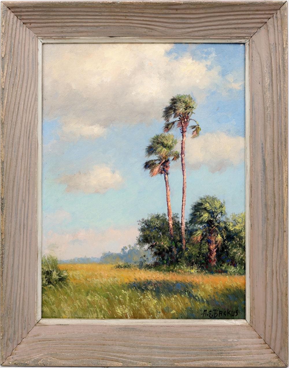 A.E. BACKUS FLORIDA ARTIST WILDERNESS PALMS