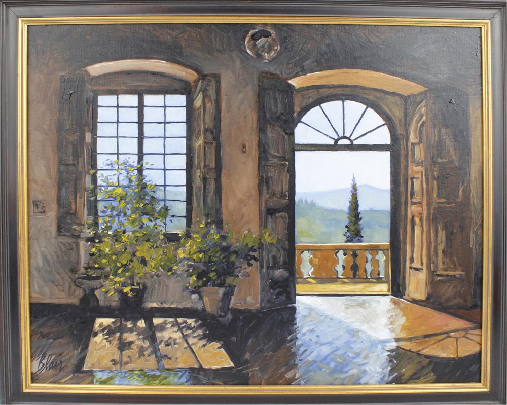 ELEANOR BLAIR FLORIDA ARTIST OIL ON CANVAS