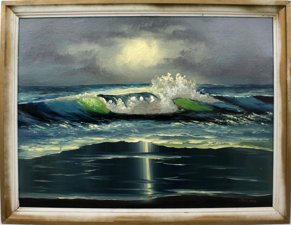MARY ANN CARROLL FLORIDA HIGHWAYMEN MOONLIT SURF