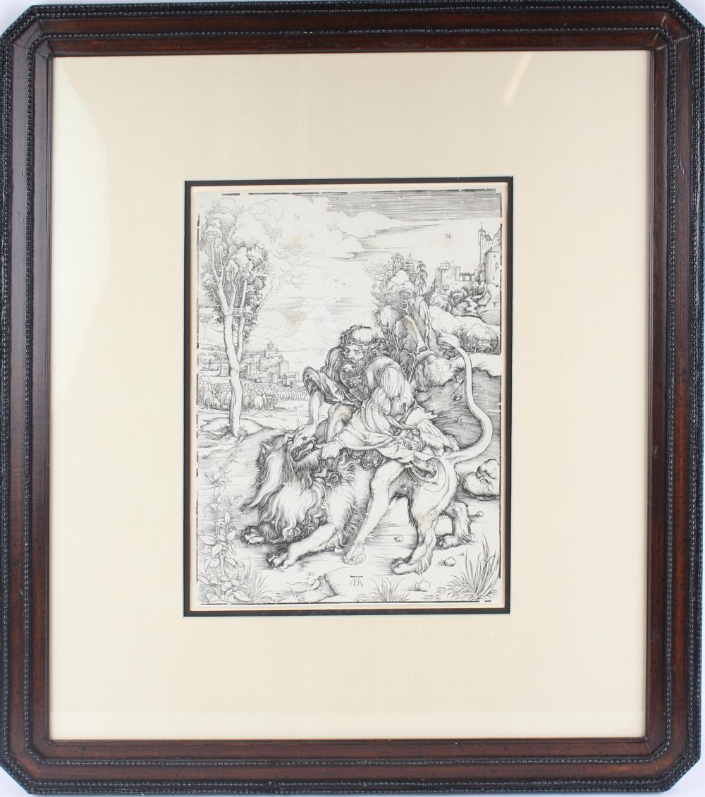 WOODCUT BY ALBRECHT DURER