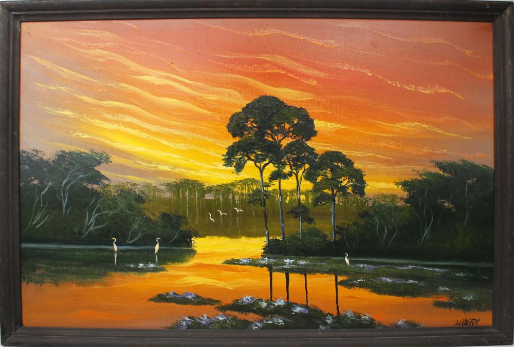 LIVINGSTON ROBERTS FLORIDA HIGHWAYMEN FIRE SKY