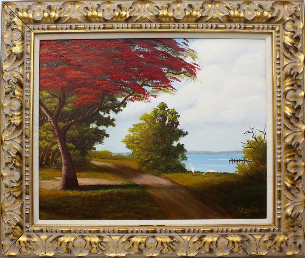 JIMMY STOVALL FLORIDA ARTIST RIVER ROAD POINCIANA