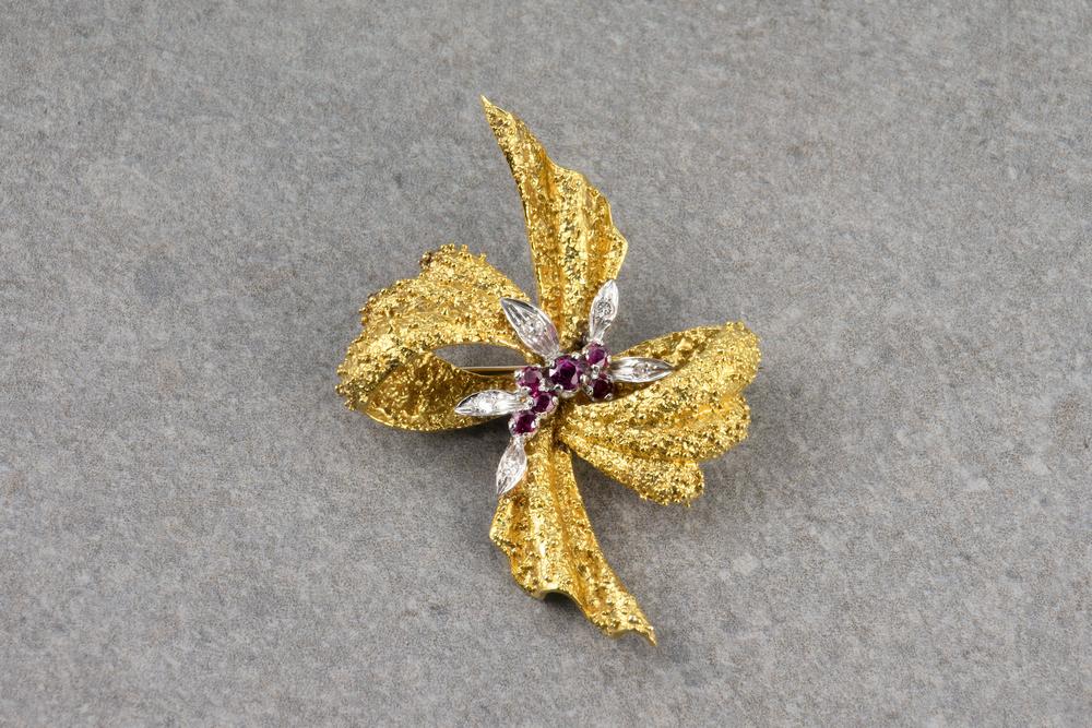An 18ct gold,