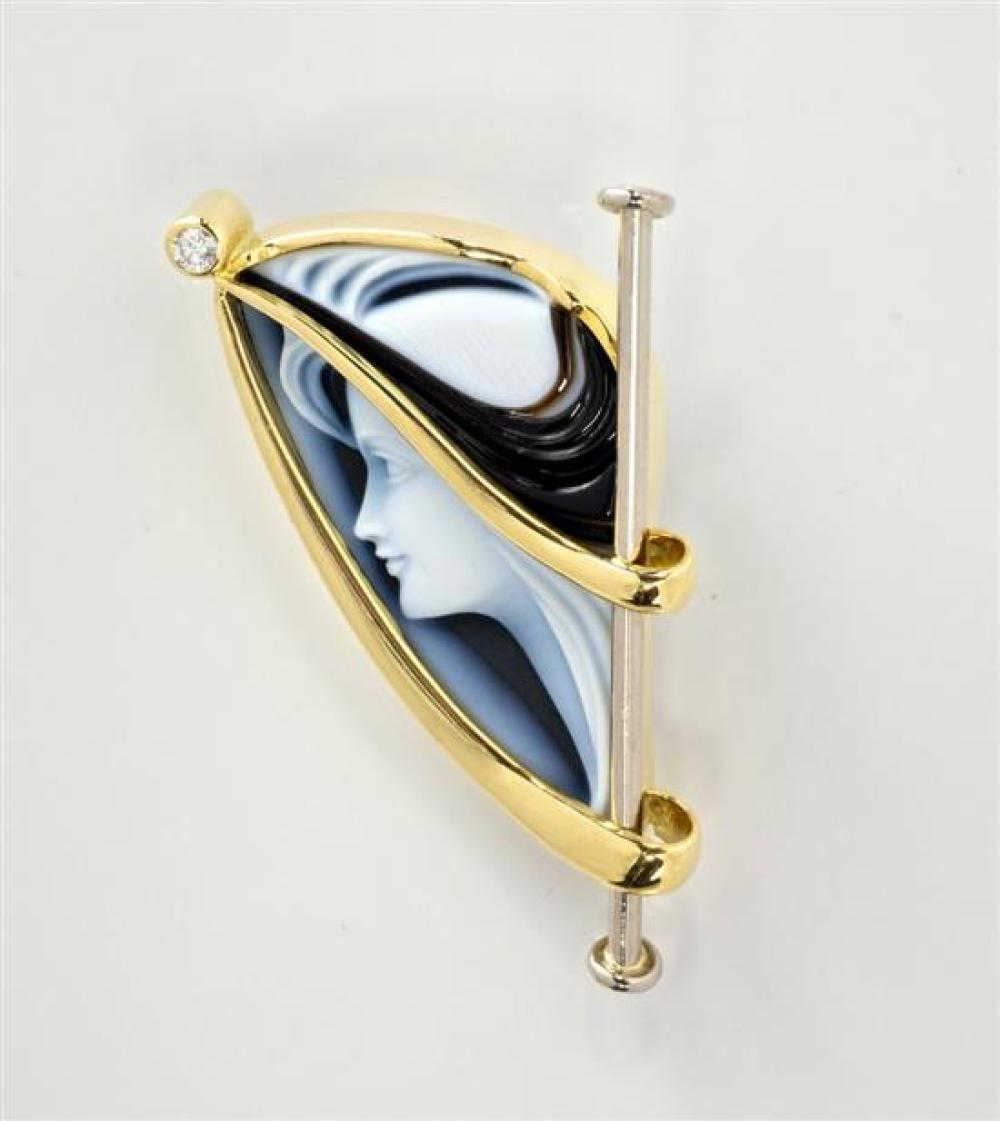 An 18ct gold,