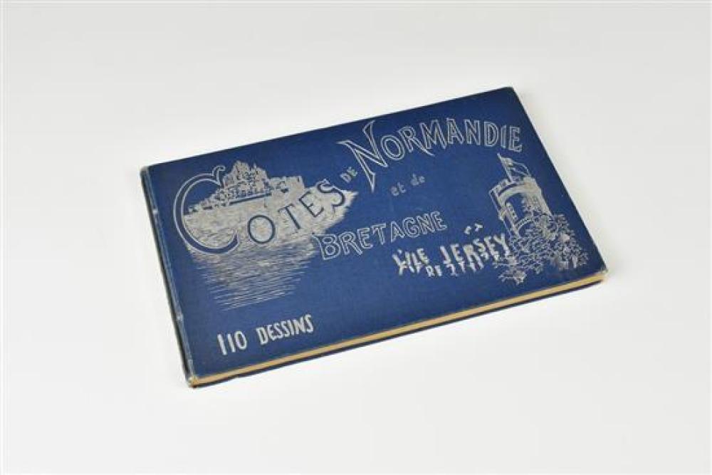 Vingt Jours Sur Les Cotes de Normandie et de Bretagne et L'Ile de Jersey pub. Maison Quantin, Paris, c.1890,