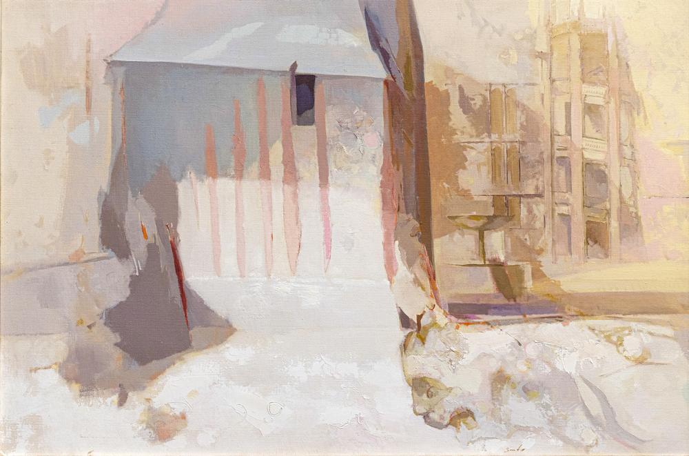 Frederick Sands RI (British, 1916-1992) 'Blois, France' Oil on canvas,