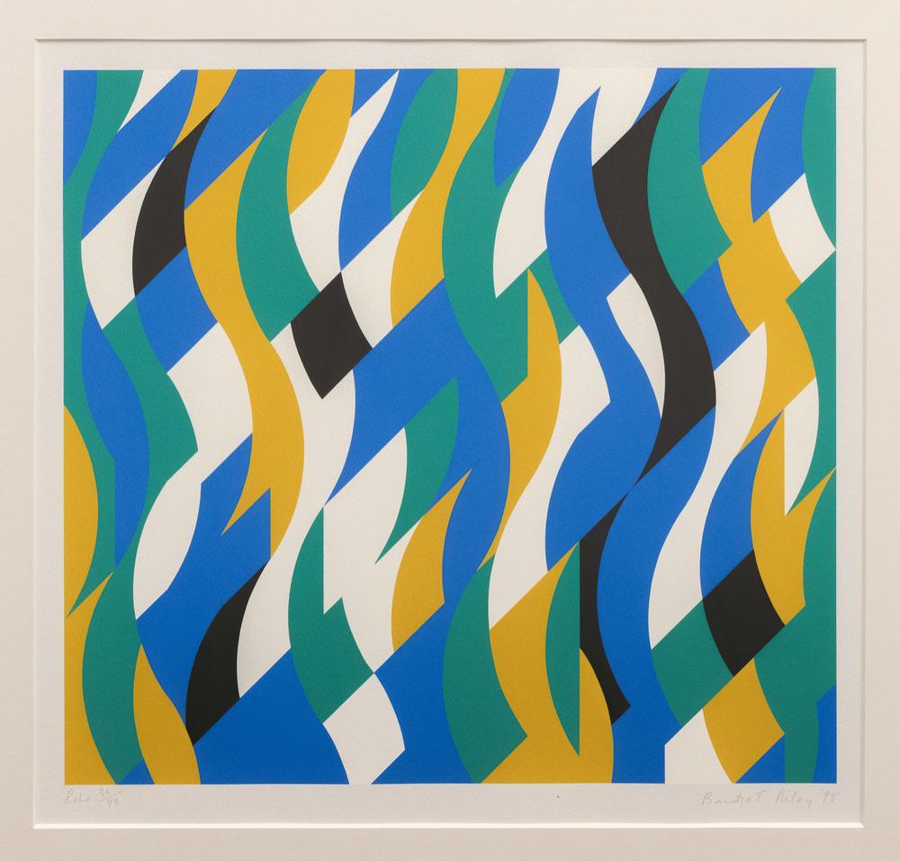 Bridget Riley C.H. (British, b.1931) Echo screenprint in colours, on wove paper, 1999,