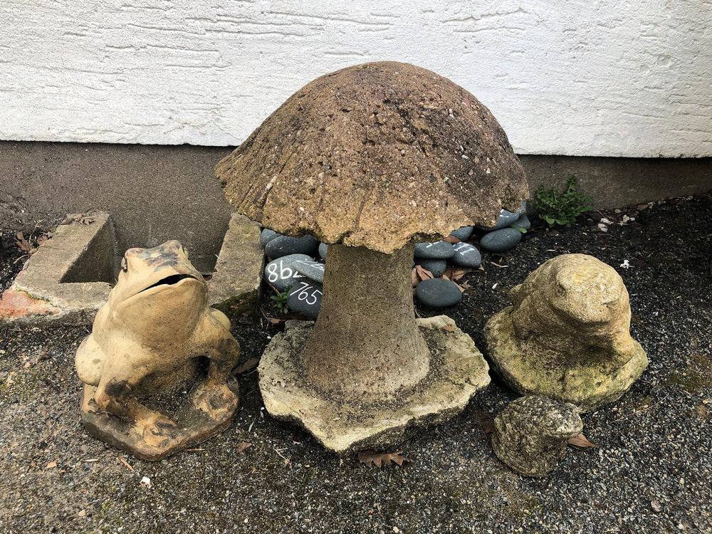 A composite stone toadstool... image