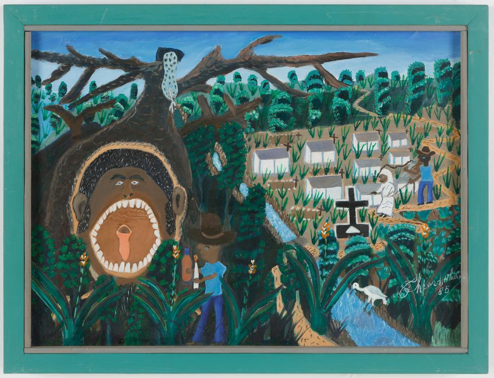 Theard Aladin (Haitian/Haiti) Ceremonies by Graveyard, Dated 1985