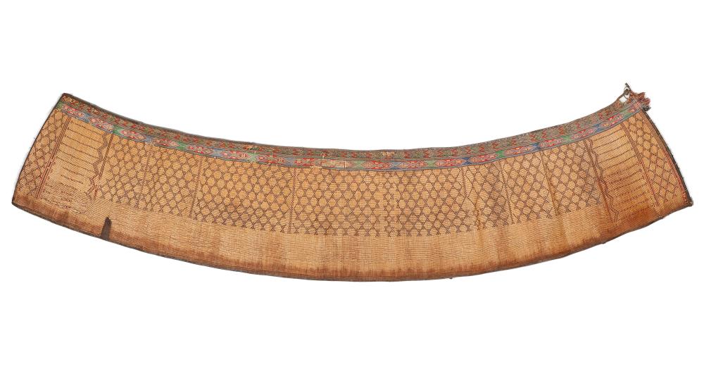 Fine Old Woven Tuareg Tent Surround, 3'4'' x 17'10''