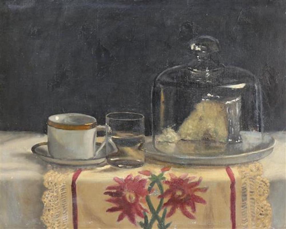 European school 20th century Still life oil on canvas