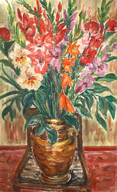 Motia Morhange 20th century (French) Still life oil on canvas