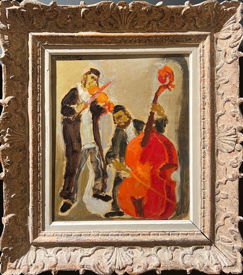 **Mane Katz 1894-1962 (Ukrainian, French) Les Musiciens, 1960 oil on canvas