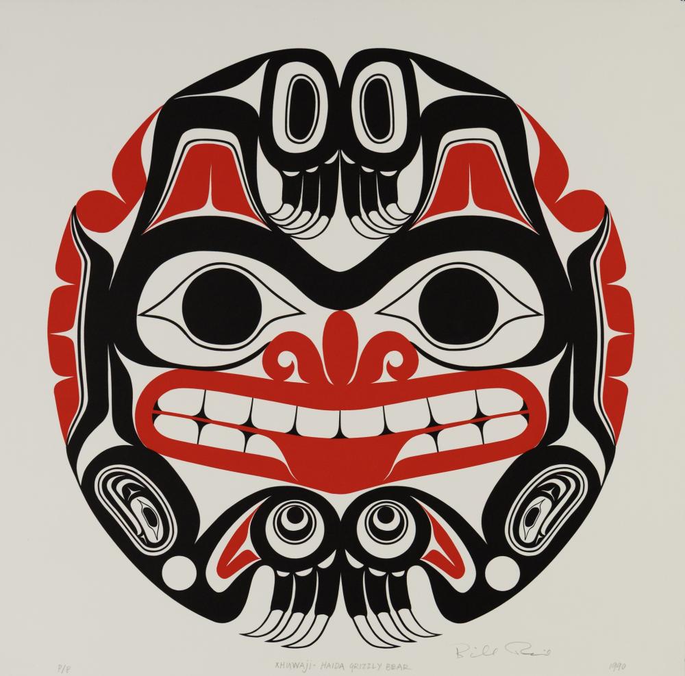 Bill Reid, 22 1/2 x 22 in. (57.2 x 55.9 cm.) (unframed)