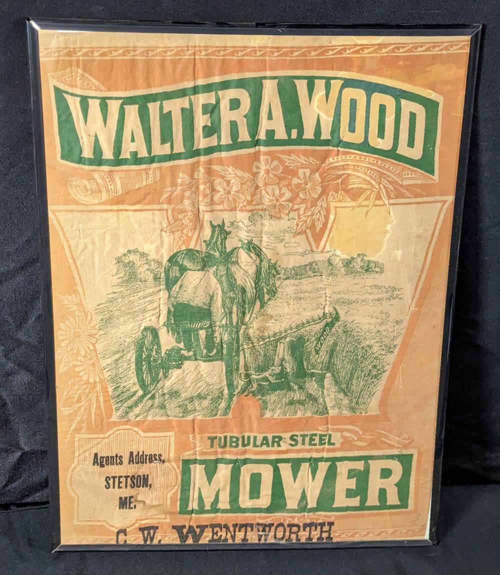 EARLY CANVAS SIGN WALTER A ... image