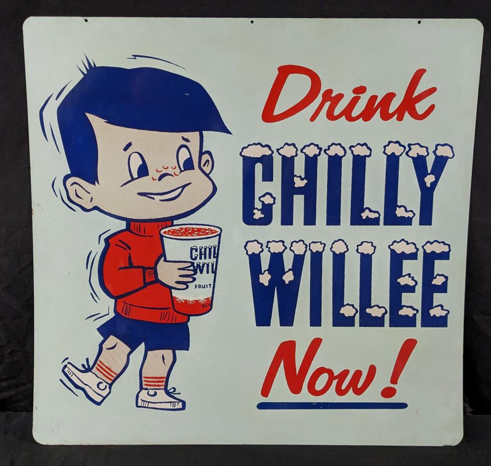 TIN SIGN DRINK CHILLY WILLY... image