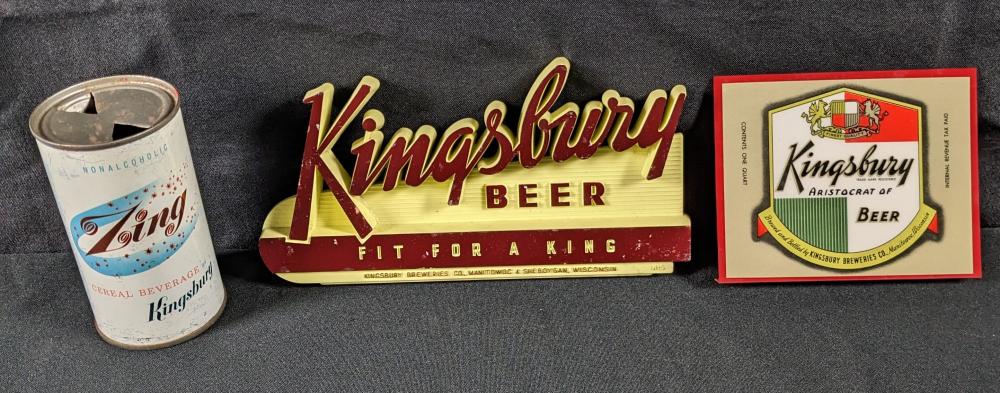 KINGSBURY BEER SIGNS AND ZI... image