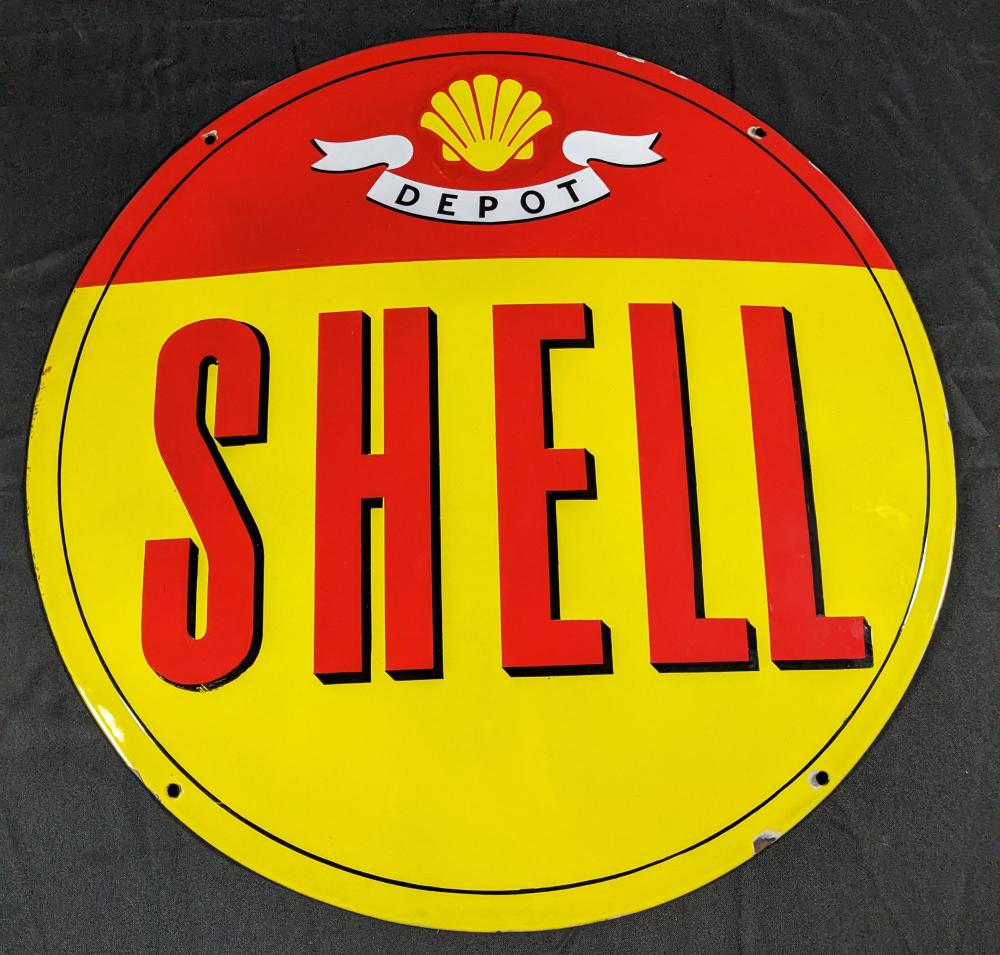 CONVEX PORCELAIN SIGN SHELL... image
