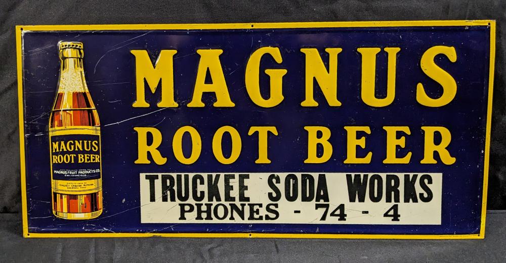 EMBOSSED TIN SIGN MAGNUS RO... image