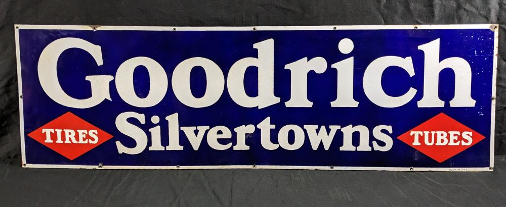 PORCELAIN SIGN GOODRICH SIL... image