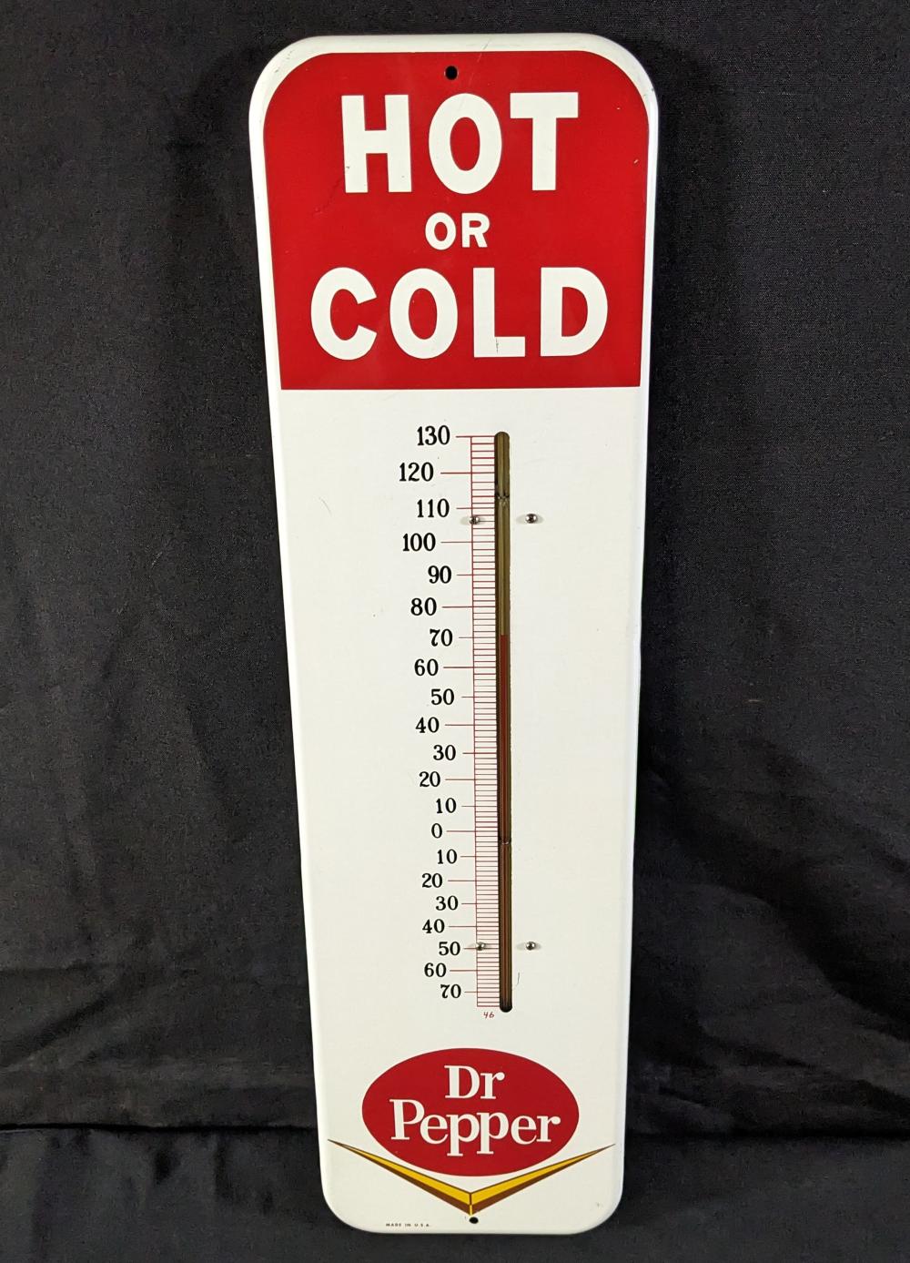 TIN THERMOMETER SIGN DR PEP... image