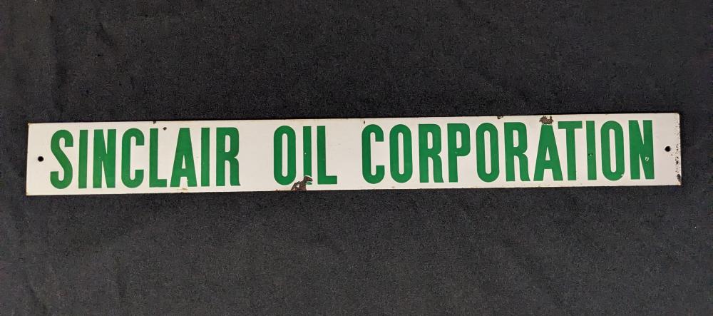 PORCELAIN SIGN SINCLAIR OIL... image