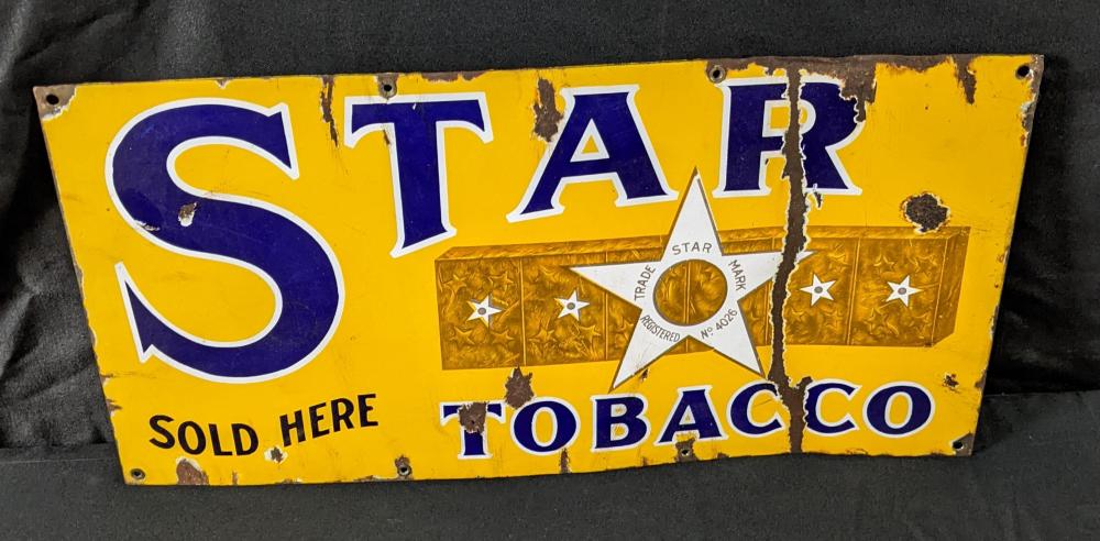 PORCELAIN SIGN STAR TOBACCO... image