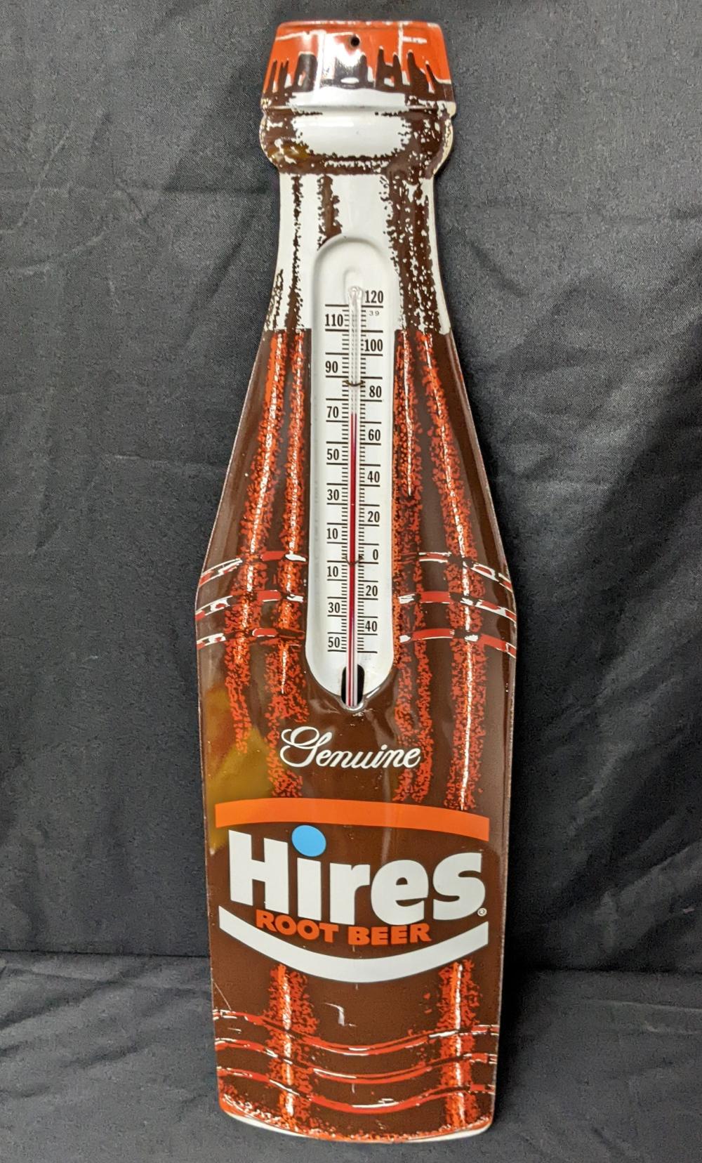 TIN THERMOMETER SIGN GENUIN... image