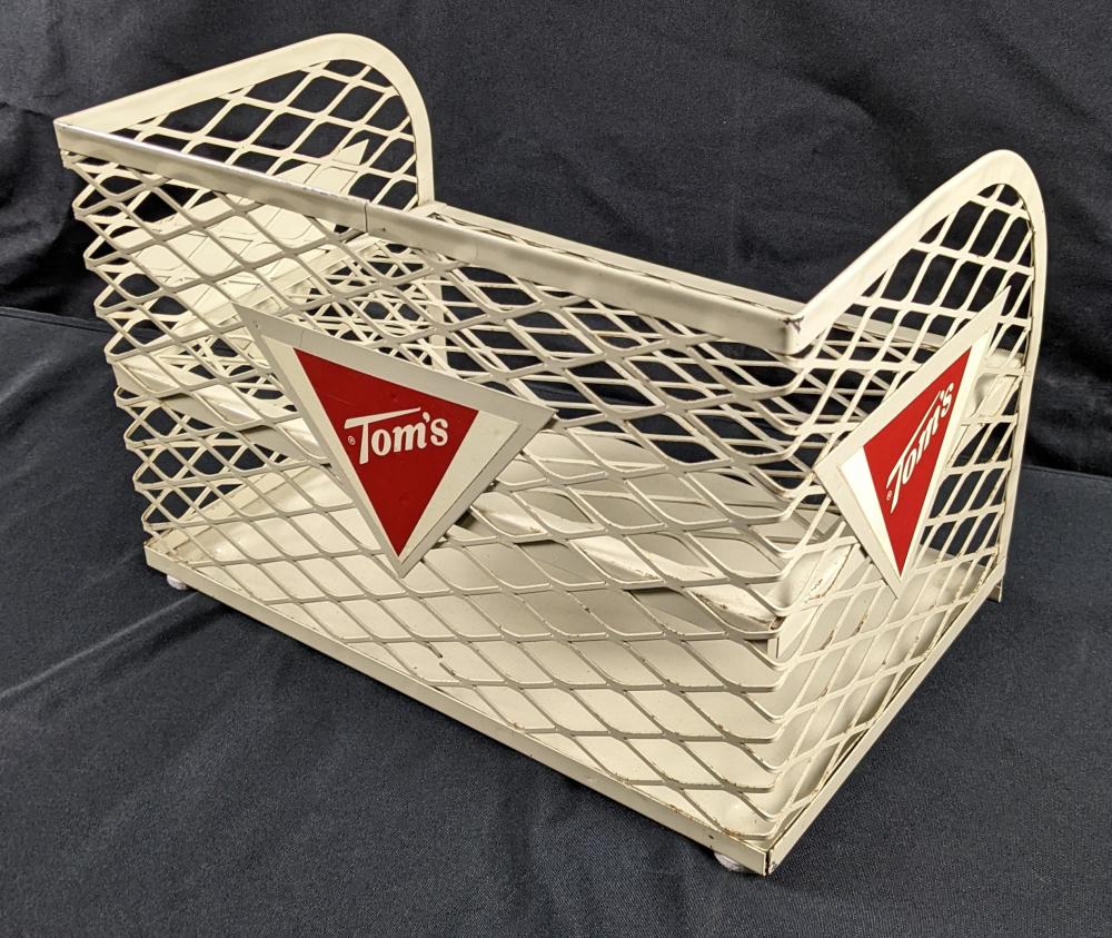 TOMS NUTS METAL DISPLAY RACK image