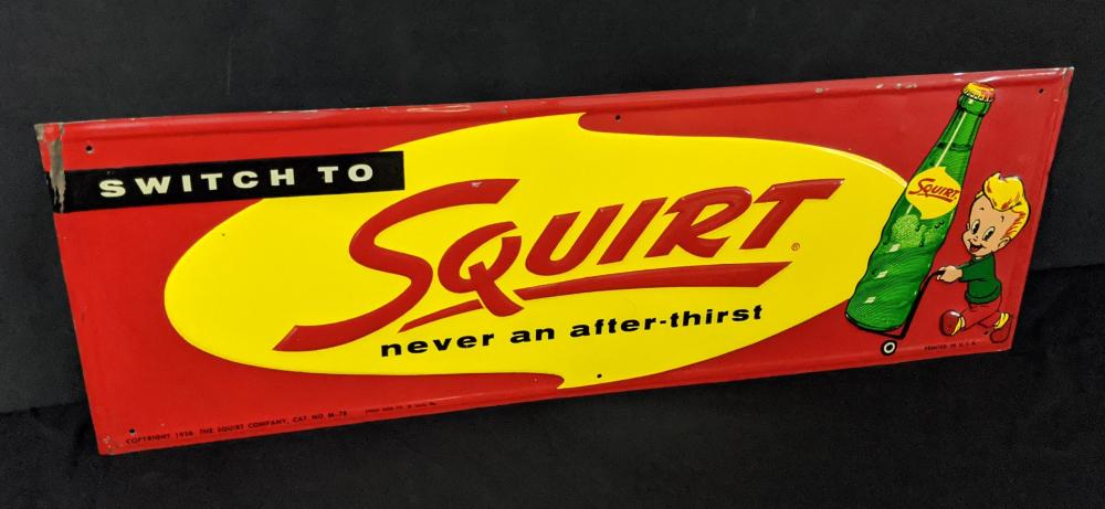EMBOSSED TIN SIGN SWITCH TO... image