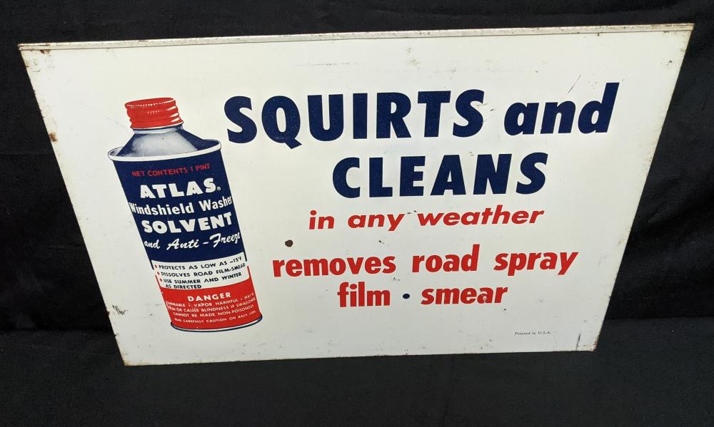 2 SIDED TIN SIGN ATLAS WIND... image