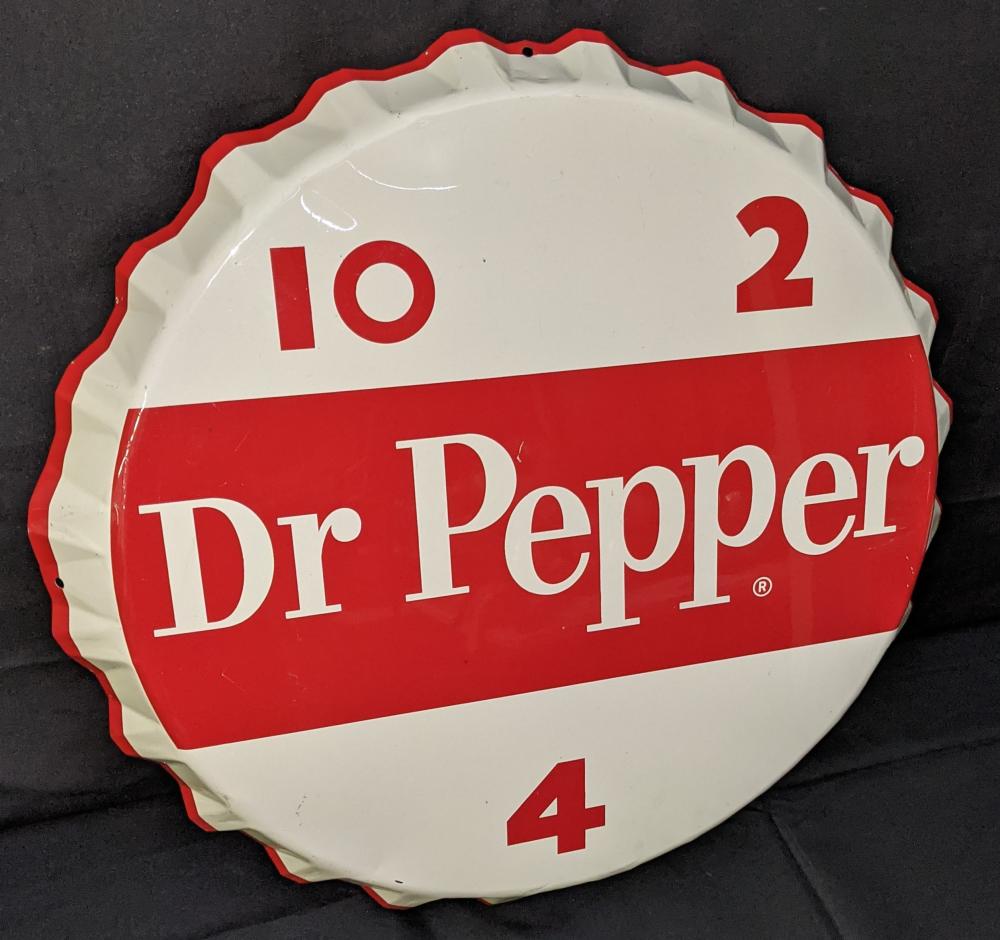 TIN BOTTLE CAP SIGN DR PEPP... image