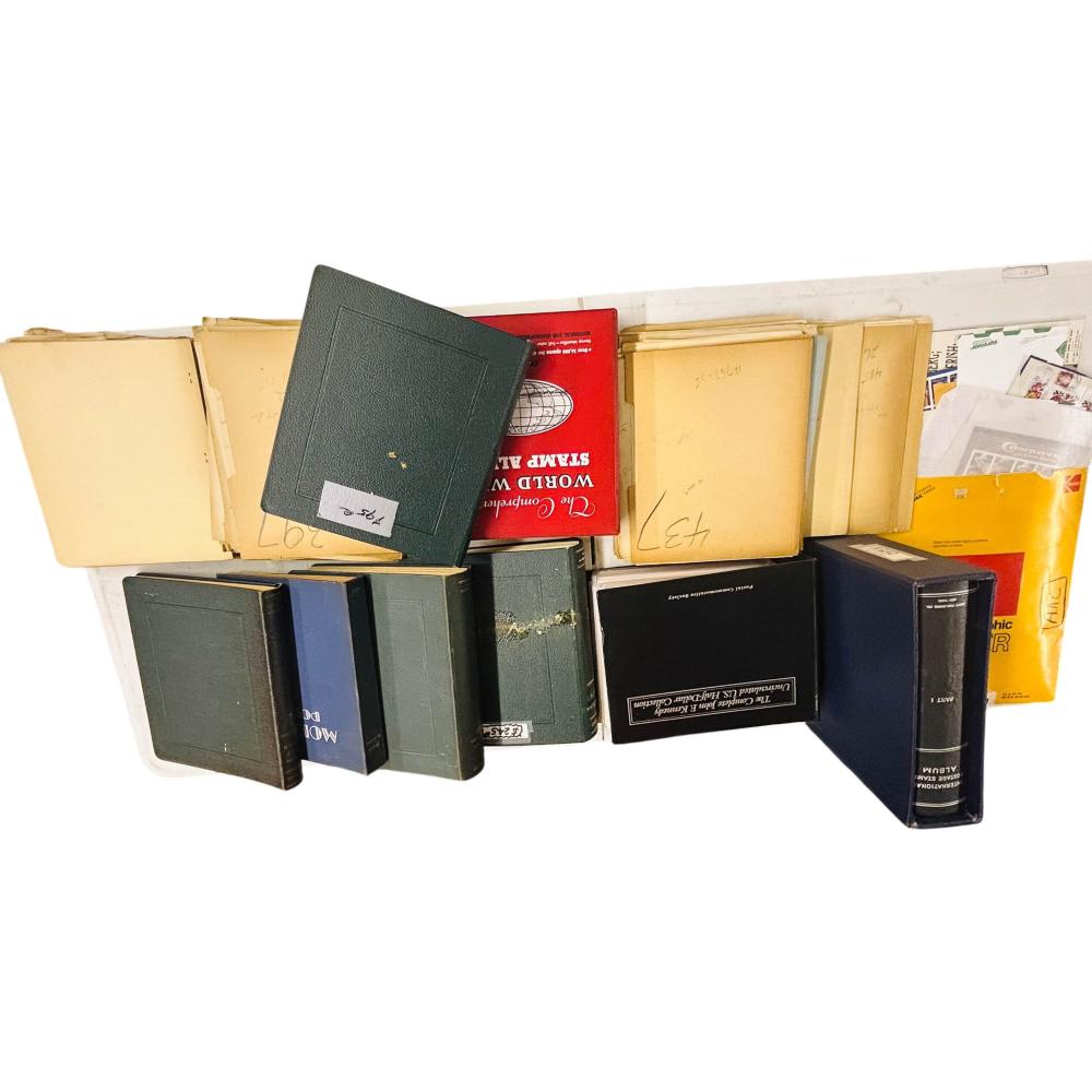 Scott Stamp Albums & JFK Half Dollar Collection