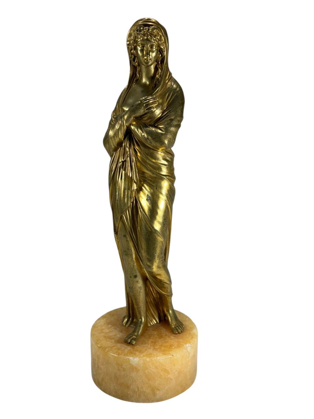 Classical Gilt Bronze Femal... image