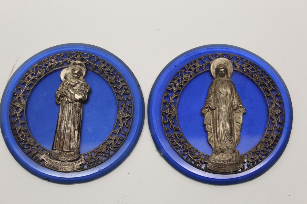 Vintage religious wall plaque