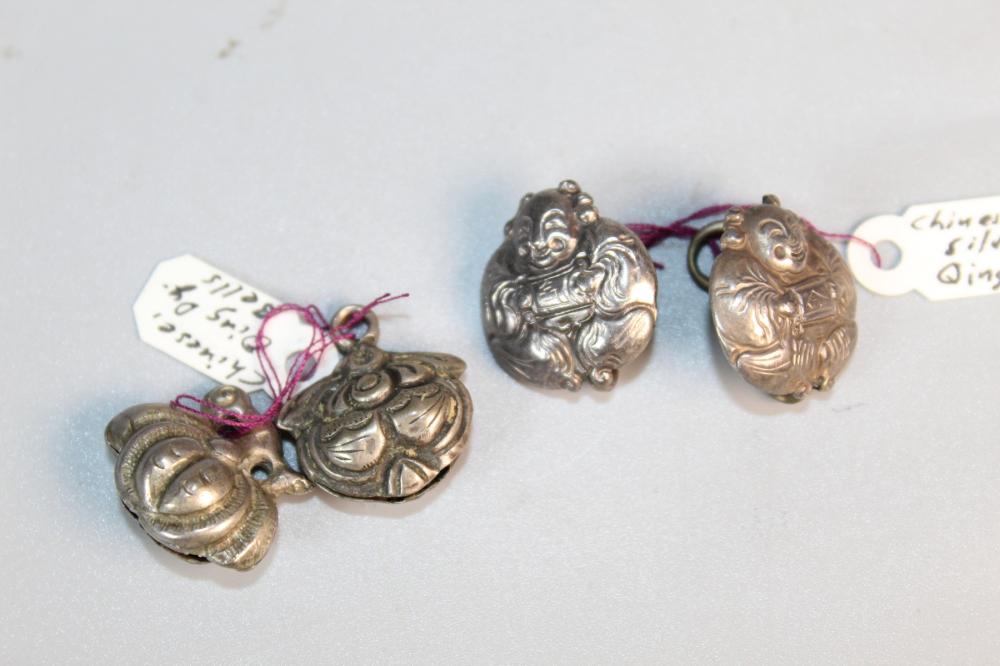 Antique Chinese Silver Buttons