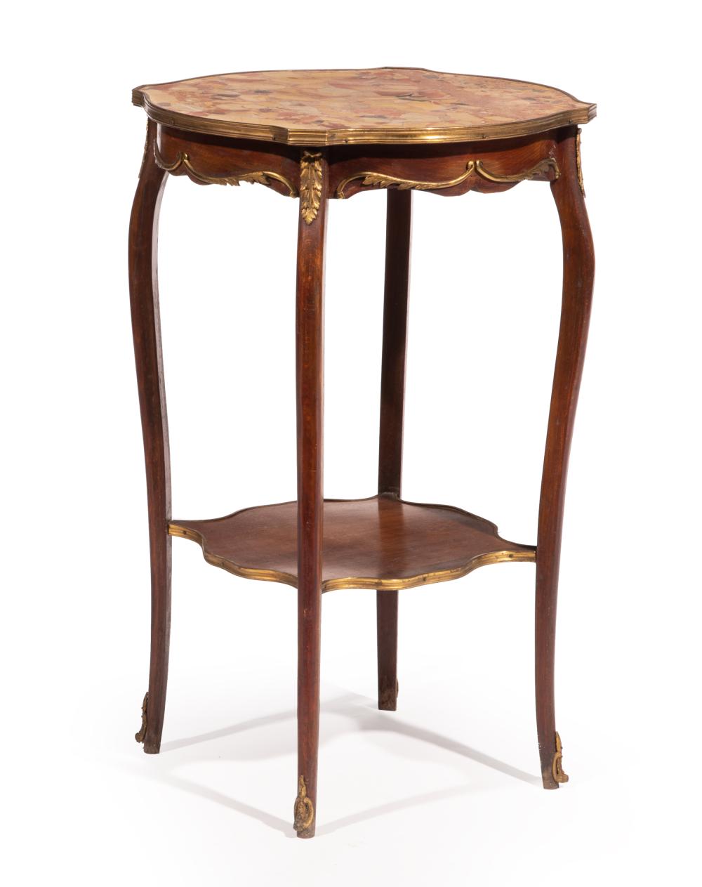 Bronze-Mounted Mahogany Side Table