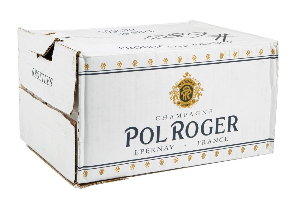 Champagne Pol Roger Réserve Brut N.V. , 6 bottles