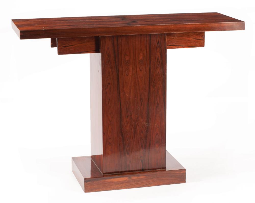 Art Moderne-Style Rosewood Console