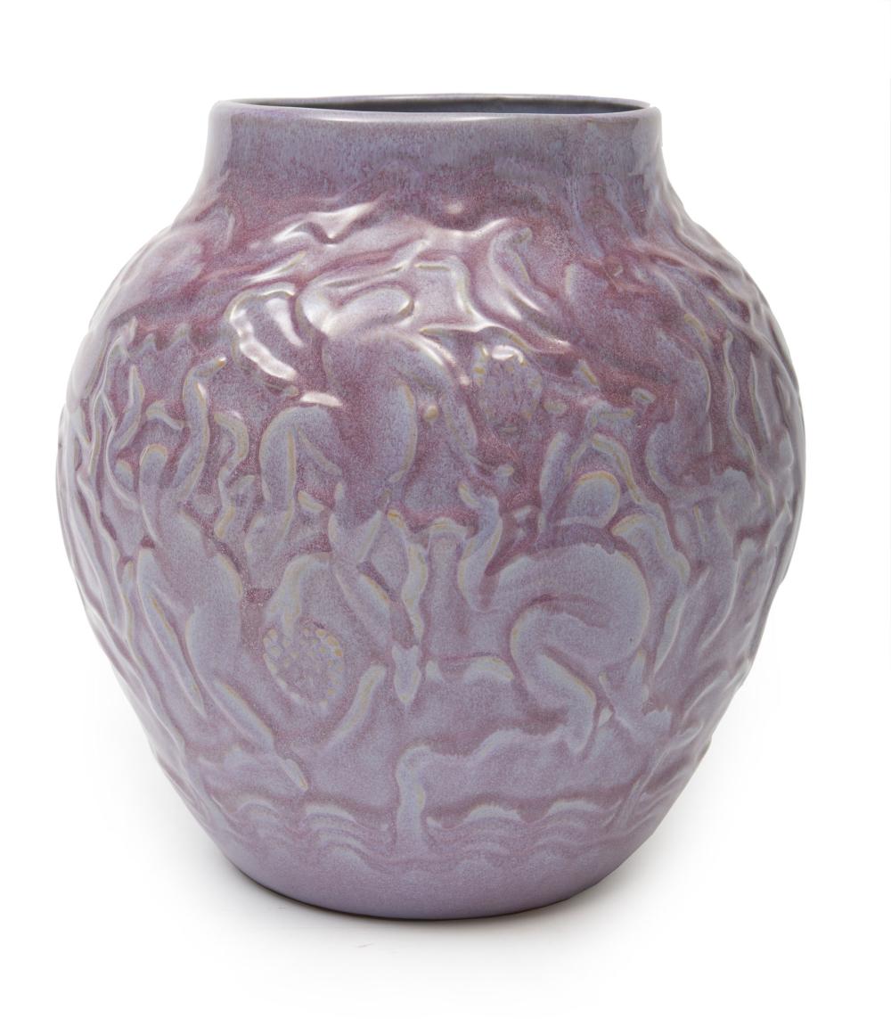 Shearwater Art Pottery "Bacchante" Vase