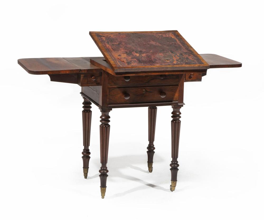 William IV Rosewood Work Table