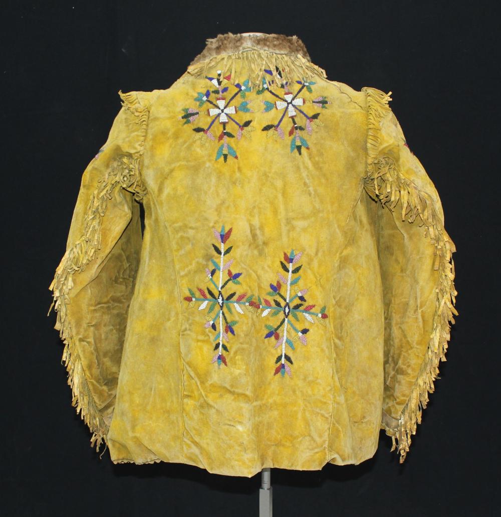 Cree Beaded Buckskin Jacket