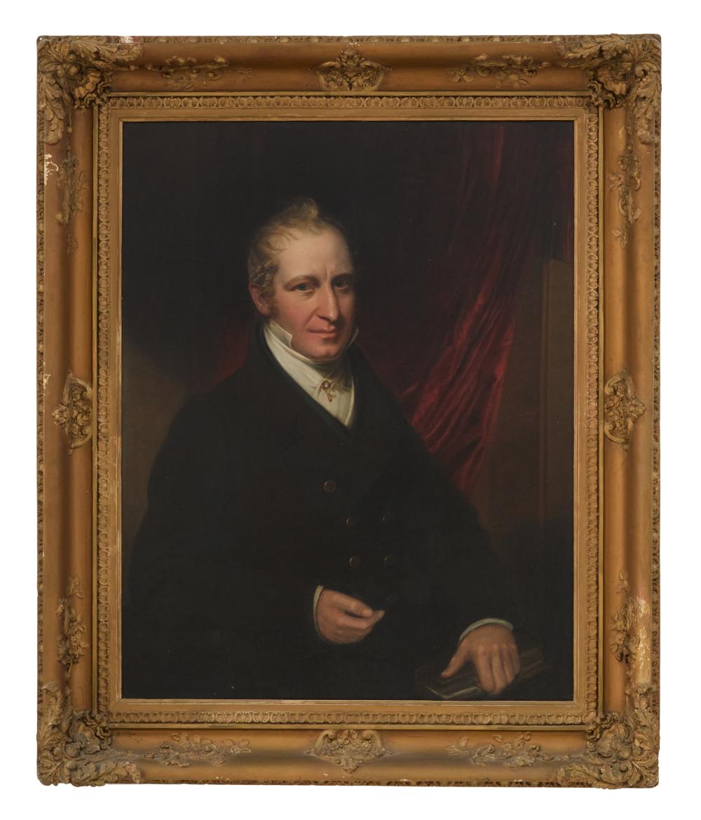 British School (19th Century), "Portrait of a Gentleman"